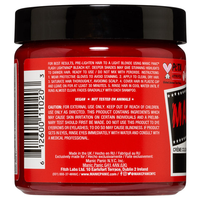 Manic Panic Amplified Pillarbox Red